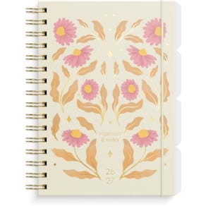 Organizer og Notes GRIEG A5 26/27 Daisy