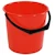 Skurhink Röd, plast, 10l