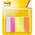 Markeerstrook Post-it Notes, ft 15 x 50 mm, geassorteerde kleuren