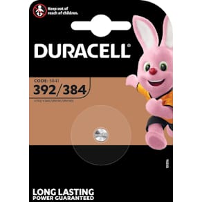 Knoopcel Duracell 392/384, blister, 1,5 V (1 stuk)