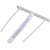 Archiefbinder plastic 8 cm wit, doos 100 stuks