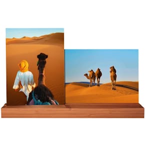 Bilderrahmen Goldbuch Galerie Bamboo, braun, 2 Fotos, 13x18 cm