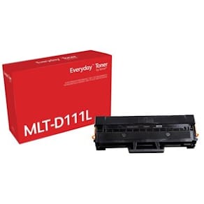 EVERYDAY Black Toner replaces Samsung MLT-D111L, High Capaci