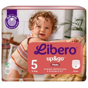 Blöja LIBERO Up&Go 5 S1 9-14kg 29/fp