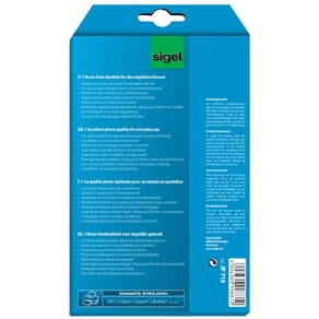 Inkjet-Fotopapier Sigel Everyday, 60+12BL, weiß