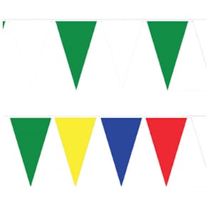 Wimpelkette Riethmüller, Kunststoff, sortiert