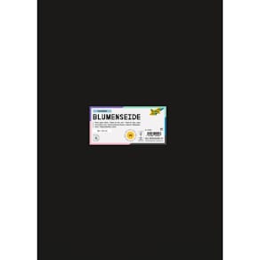 Blumenseide Folia, 50 x 70 cm, schwarz