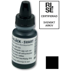 Stämpel K-Bläck 10 ml svart (arkivbest)