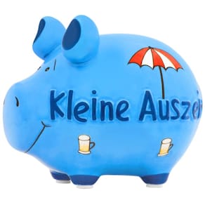 Spardose Kleine Auszeit, Schwein, klein
