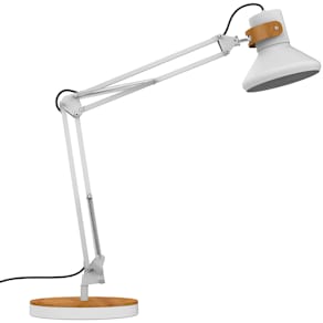 Lampe Baya Bamboo LED hvid/træ