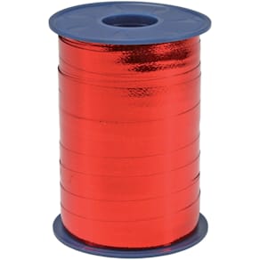 Ringelband Metallic, rot