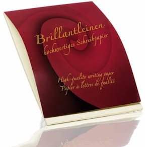 Briefblock Rössler Brillantleinen, ivory, DIN A4, 50 Blatt, 80 g⁄