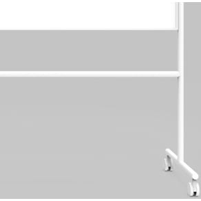 Whiteboard Lintex ONE Mobil, vit, dubbelsidig, 150x120cm