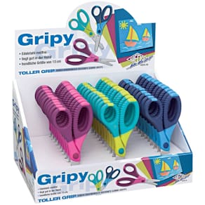 Bastelschere WEDO Gripy, 13 cm, sortiert