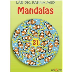 Målarbok lär dig räkna