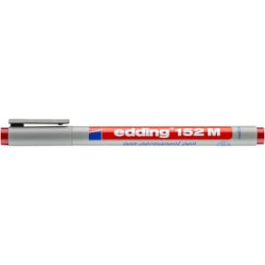 Folienschreiber edding 152M, rot
