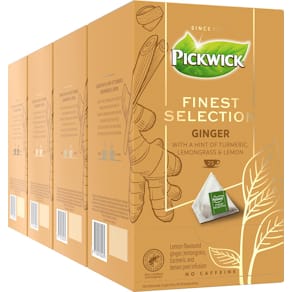 Thee Pickwick Finest Selection, gember, pak van 25 zakjes