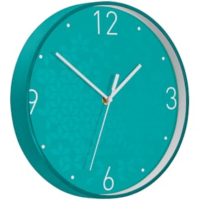 Wanduhr Leitz WOW Quarz, Ø29 cm, eisblau