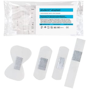 Fingerverband-Sortiment aluderm+silber aluderm-aluplast, klein,  