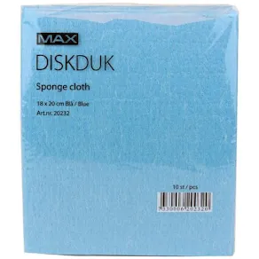 Diskduk MAX blå 10/fp