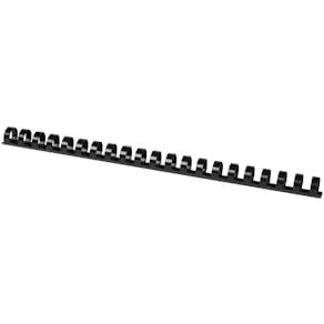 Bindruggen, pak van 100 stuks, 14 mm, zwart