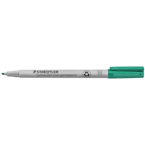 OH-Penna Staedtler Lumocolor Grön, medium, vattenlöslig, 10st