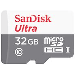 SanDisk Ultra - Flash-minneskort (adapter, microSDHC till SD