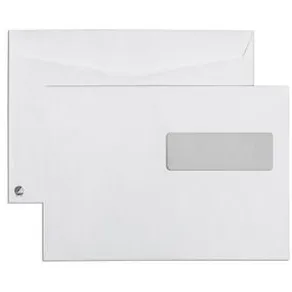 Kuvert SOBER C5 H2 FH 90g vit 500/fp
