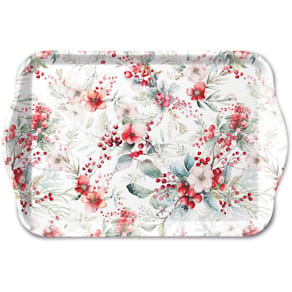 Tablett AMBIENTE Winterbeeren, 13 × 21 cm