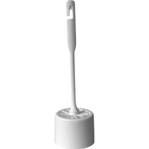 Toalettborste med kopp/ställ PROFFER 40 cm vit