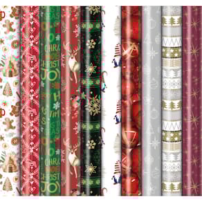 Geschenkpapierrolle ZÖWIE Präsenta, 2 m x 70 cm, sortiert, 10 Mot