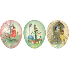 Füll-Ei Nestler Vintage II, Ostern, Ø 12 cm, sortiert