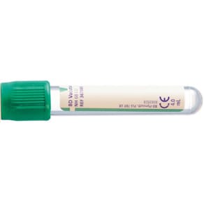 Hemogardrör 5/4ml Na-hep grön 100/FP