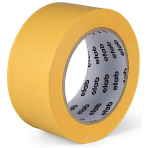 Skyddstejp ETAB PVC 50mmx33m gul