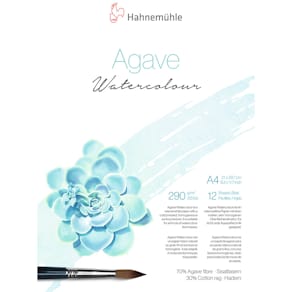 Aquarellblock Hahnemühle Agave Watercolour, naturweiß, A4, 12 Bl.