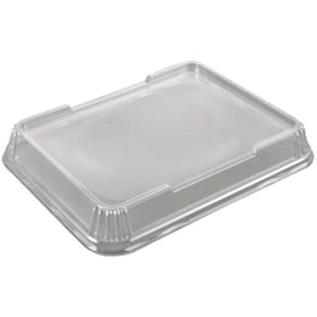 Låg til plastbakke Færch PET, klar, 232x183x32, t/2227, 324 stk
