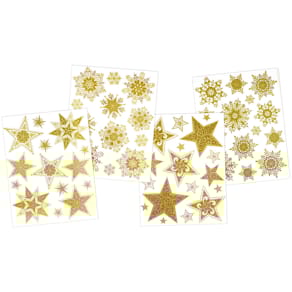 Fensterbild Weihnachten, Motive sortiert