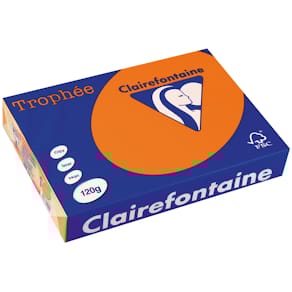 Gekleurd papier Clairefontaine Trophée Intens, A4, 120 g, 250 vel
