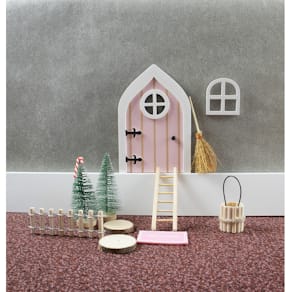 Wichtel Tür Set, 12-teilig, rosa