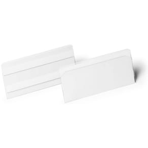 Sichttasche Durable HARD COVER, 150 x 67 mm, 10 St., transparent