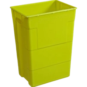 Riskavfallsbehållare 50L gul