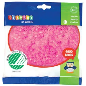 Rörpärlor Rosa 6000st/fp