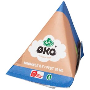 Portionsmælk Arla øko minimælk 20 ml, 100 stk