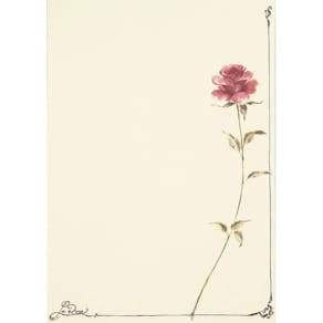 Designpapier Rössler La Rose, A4, 50 Blatt, 100 g/m²