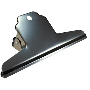 Pappersklämma förkromad 160mm
