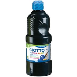 Akrylfärg Giotto 500 ml svart