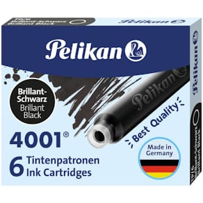 Tintenpatrone Pelikan 4001, brillant-schwarz