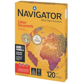 Kopierpapier Navigator, A4, 120 g, 250 Blatt, weiß