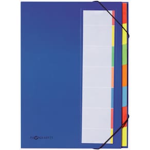 Ordnungsmappe PAGNA Premium, blau, 7-teilig