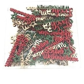 Streufigur Manufaktur Locnikar, Frohe Weihnachten, sortiert, 18 t